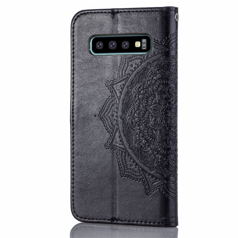 Flipové Pouzdro Samsung Galaxy S10 Plus Středověká Mandala