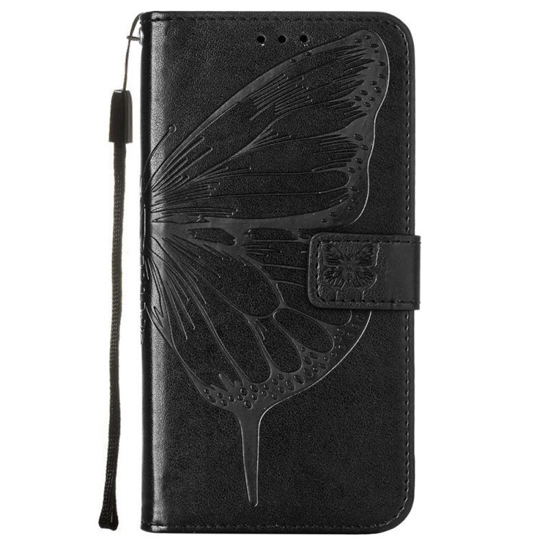 Flipové Pouzdro Samsung Galaxy S20 Fe Designový Motýlek S Páskem