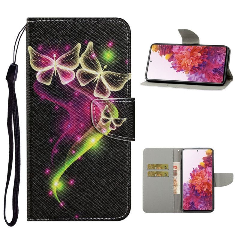 Flipové Pouzdro Samsung Galaxy S20 Fe Kouzelní Motýli