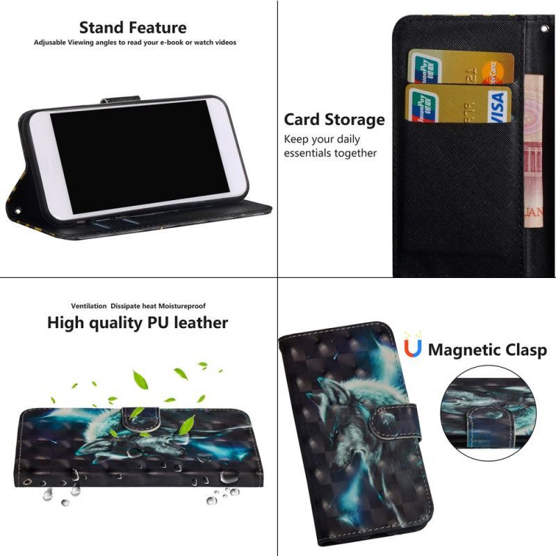 Flipové Pouzdro Samsung Galaxy S20 Fe Majestátní Vlk