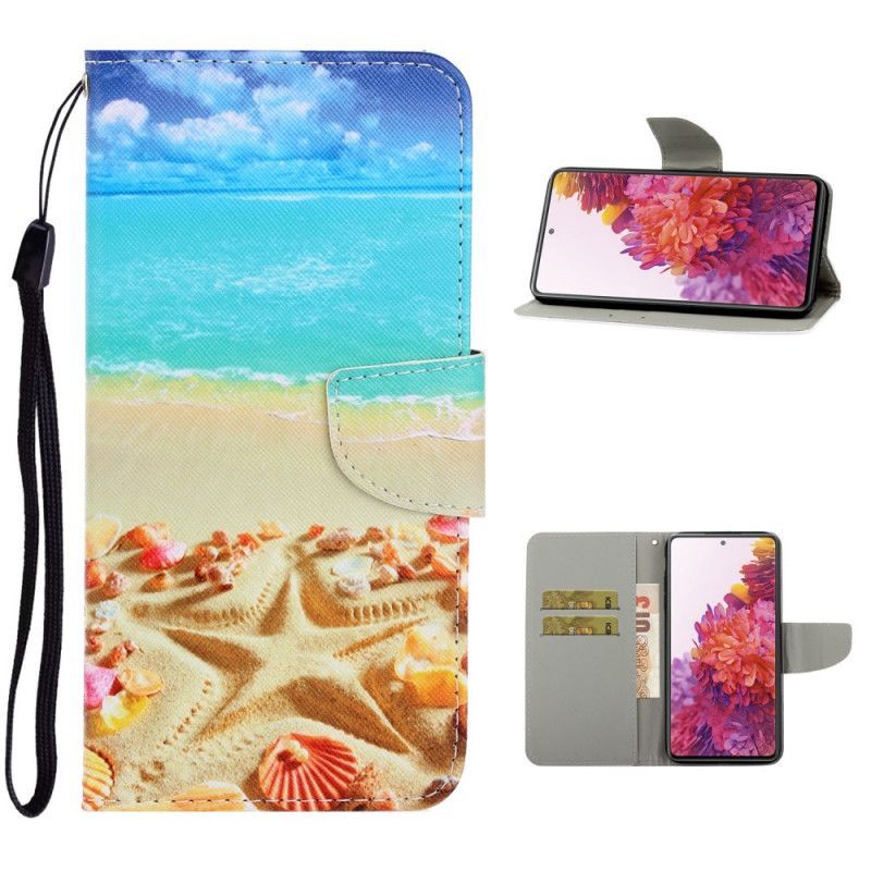 Flipové Pouzdro Samsung Galaxy S20 Fe Pásová Pláž