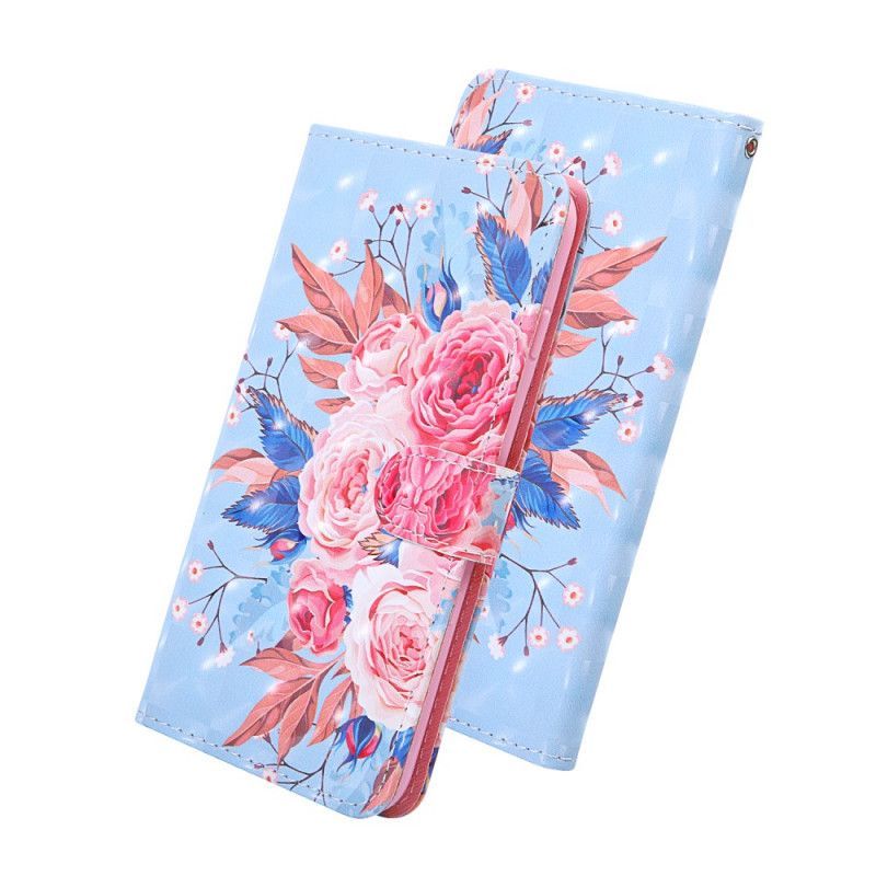Flipové Pouzdro Samsung Galaxy S20 Fe Romantické Bodové Světlo S Popruhem