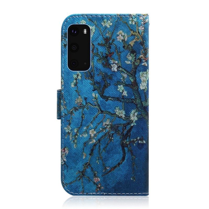 Flipové Pouzdro Samsung Galaxy S20 Kvetoucí Větev Stromu