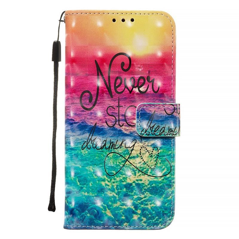 Flipové Pouzdro Samsung Galaxy S20 Nikdy Nepřestávej Snít