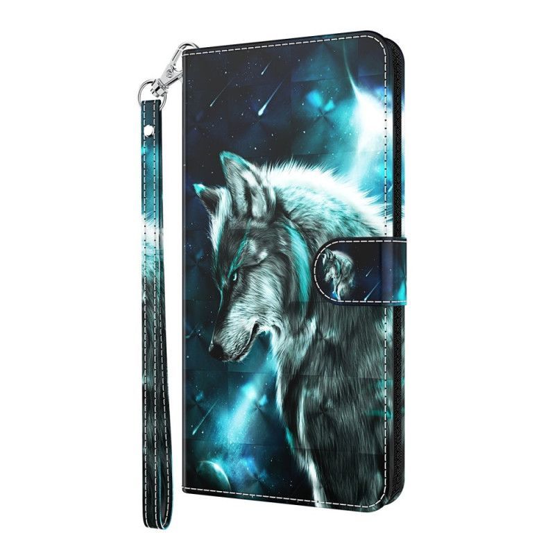 Flipové Pouzdro Samsung Galaxy S21 Ultra 5g Majestátní Vlk