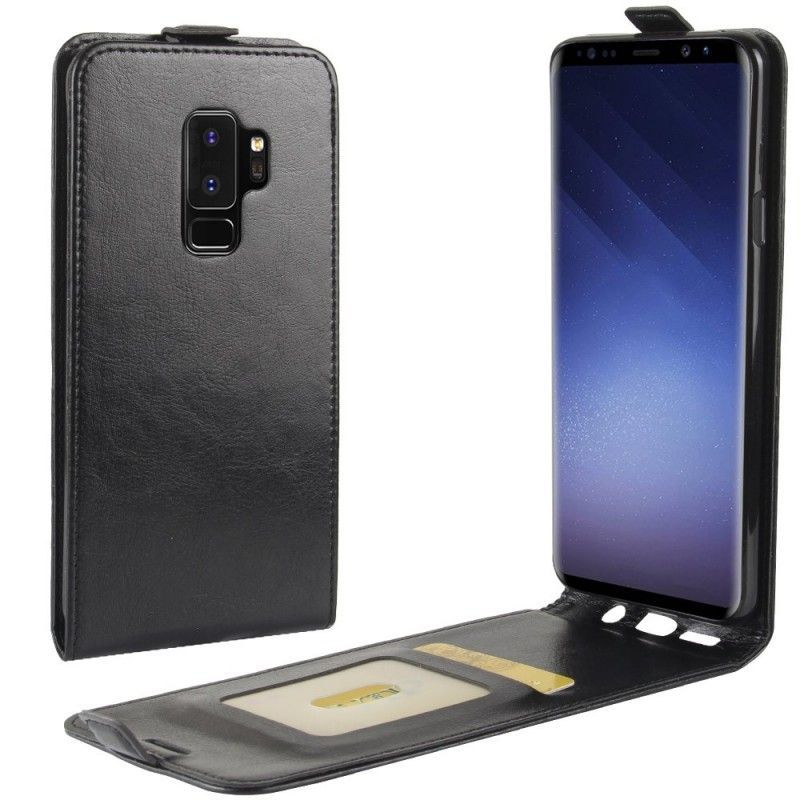 Flipové Pouzdro Samsung Galaxy S9 Plus Efekt Skládací Kůže