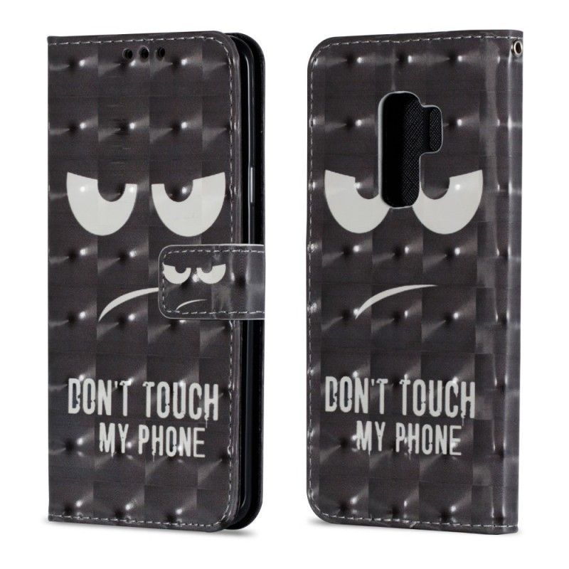 Flipové Pouzdro Samsung Galaxy S9 Plus Nedotýkejte Se Mého Telefonu