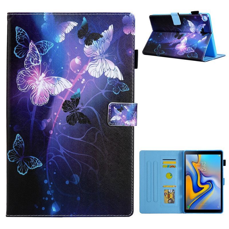 Flipové Pouzdro Samsung Galaxy Tab A7 (2020) Motýli V Letu