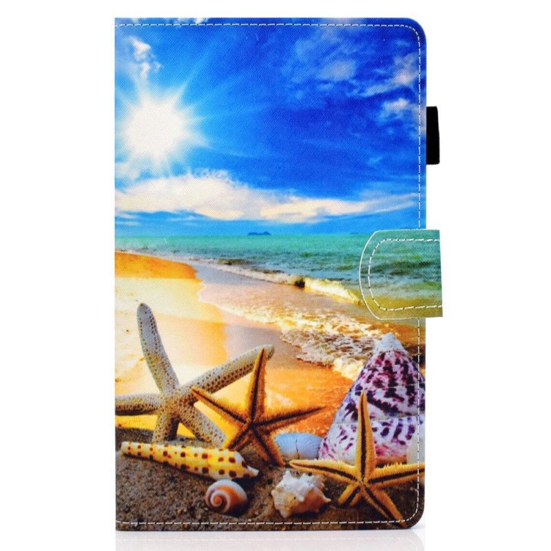 Flipové Pouzdro Samsung Galaxy Tab A7 (2020) Zábavná Pláž