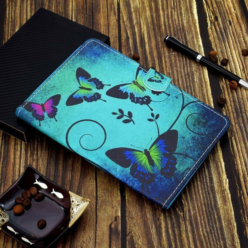 Flipové Pouzdro Samsung Galaxy Tab A7 Lite Jedineční Motýli