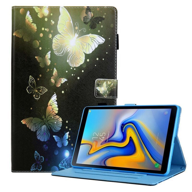 Flipové Pouzdro Samsung Galaxy Tab A7 Lite Kouzelní Motýli