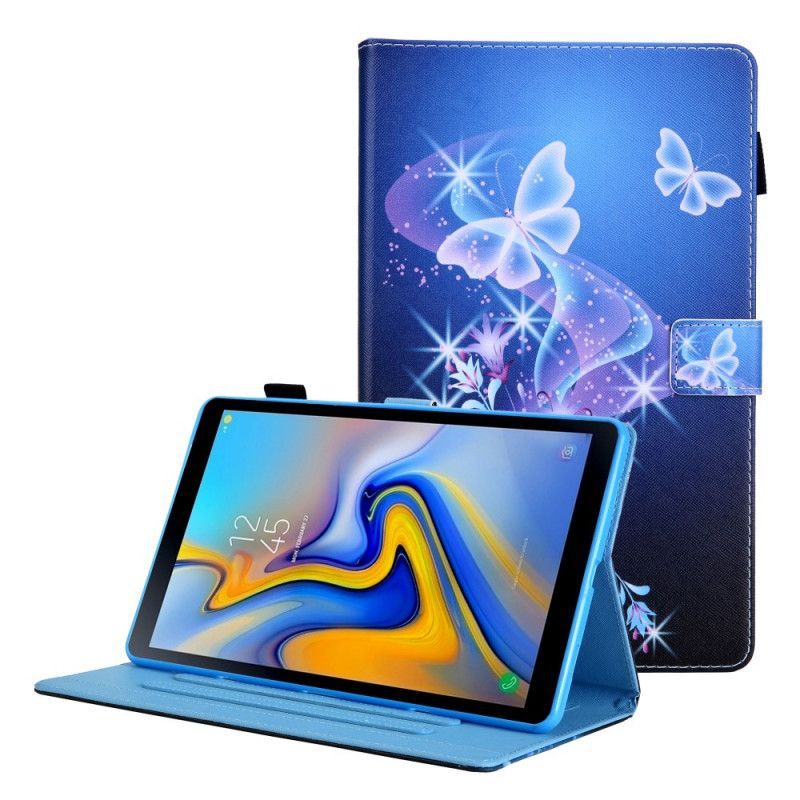 Flipové Pouzdro Samsung Galaxy Tab A8 (2021) Barevní Motýli