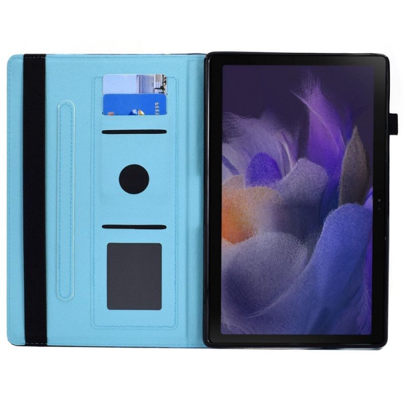 Flipové Pouzdro Samsung Galaxy Tab A8 (2021) Bílá Kočka