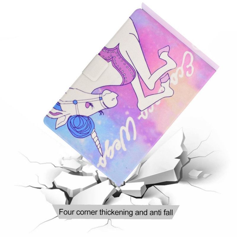 Flipové Pouzdro Samsung Galaxy Tab A8 (2021) Fantasy Jednorožec