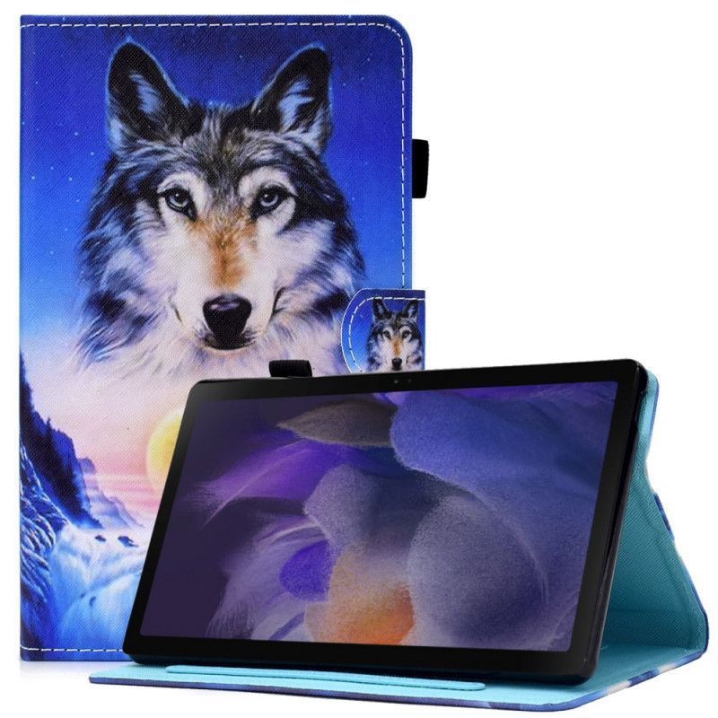 Flipové Pouzdro Samsung Galaxy Tab A8 (2021) Horský Vlk