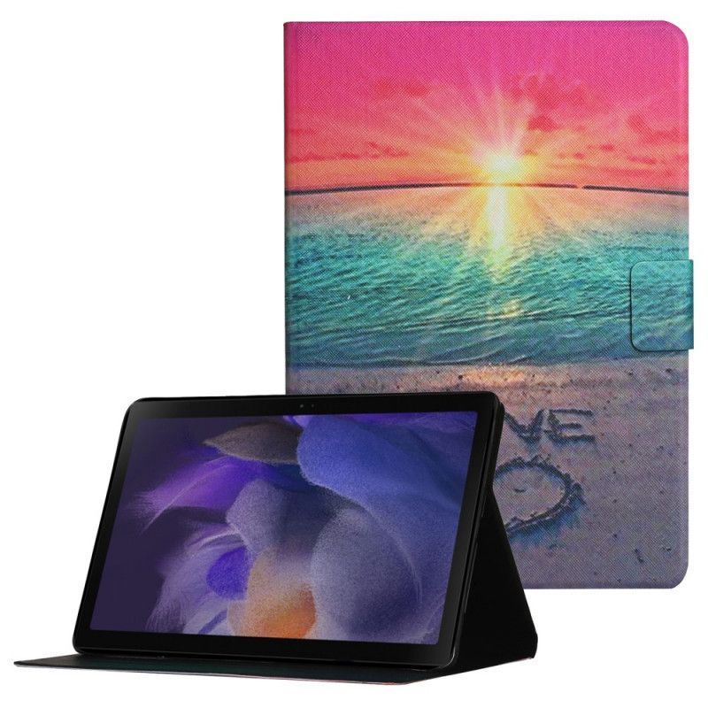 Flipové Pouzdro Samsung Galaxy Tab A8 (2021) Láska Při Západu Slunce