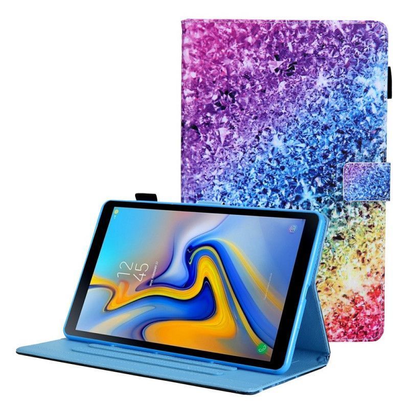Flipové Pouzdro Samsung Galaxy Tab A8 (2021) Lesklé Flitry