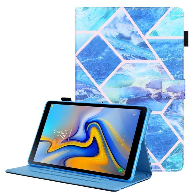 Flipové Pouzdro Samsung Galaxy Tab A8 (2021) Návrh Mramorové Geometrie