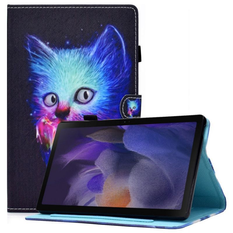 Flipové Pouzdro Samsung Galaxy Tab A8 (2021) Psycho Kočka