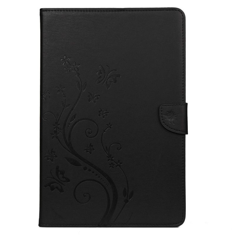 Flipové Pouzdro Samsung Galaxy Tab S7 Květinoví Motýli