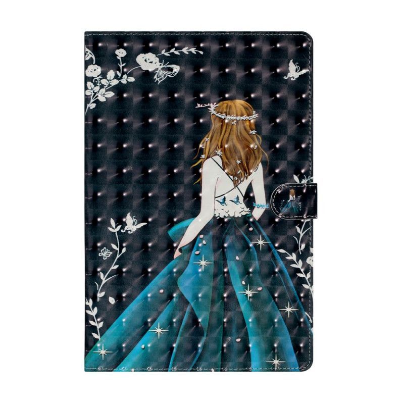 Flipové Pouzdro Samsung Galaxy Tab S7 Plus Mladá Dívka