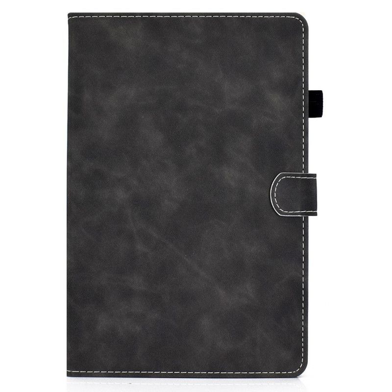 Flipové Pouzdro Samsung Galaxy Tab S7 Starý Design S Koženým Efektem