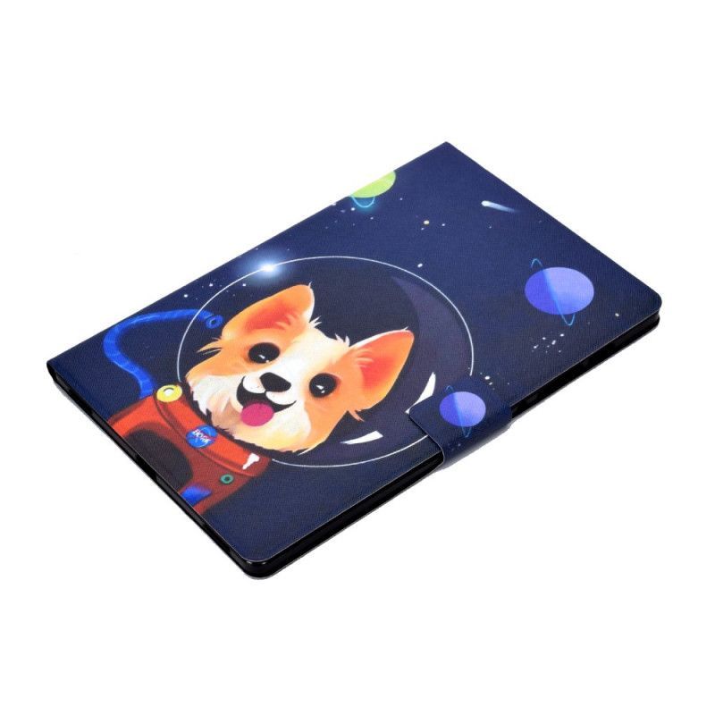 Flipové Pouzdro Samsung Galaxy Tab S7 Vesmírný Pes
