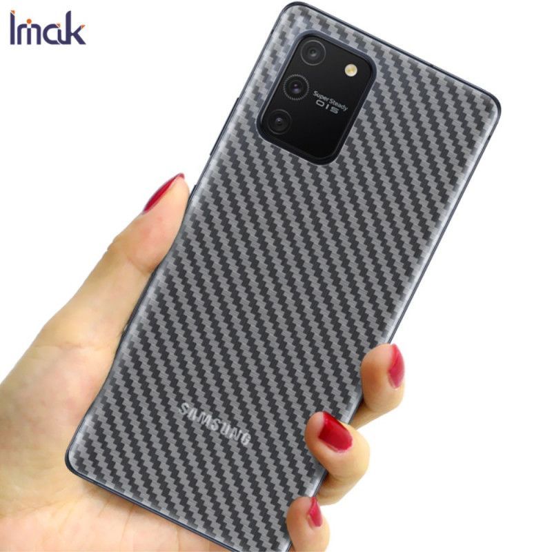 Imak Karbonový Styl Kryt Samsung Galaxy S10 Lite Zadní Fólie