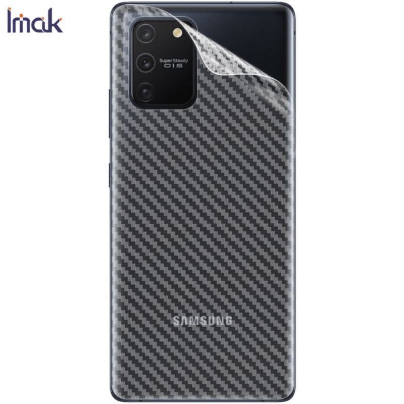 Imak Karbonový Styl Kryt Samsung Galaxy S10 Lite Zadní Fólie