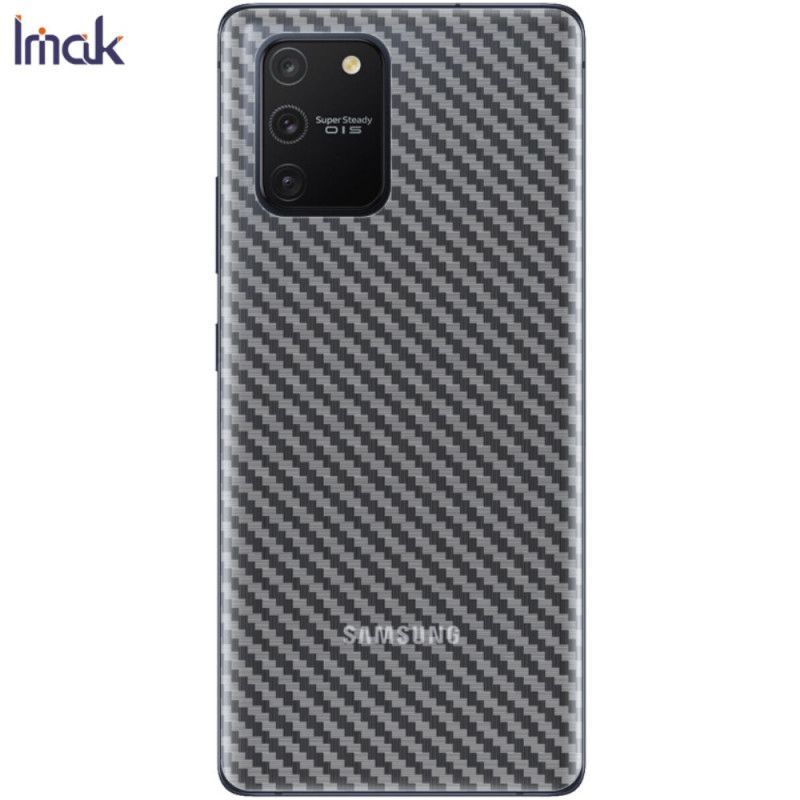 Imak Karbonový Styl Kryt Samsung Galaxy S10 Lite Zadní Fólie