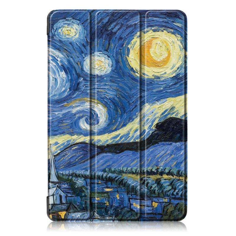Inteligentní Pouzdro Kryt Na Samsung Galaxy Tab S5e Vyztužené Van Gogh