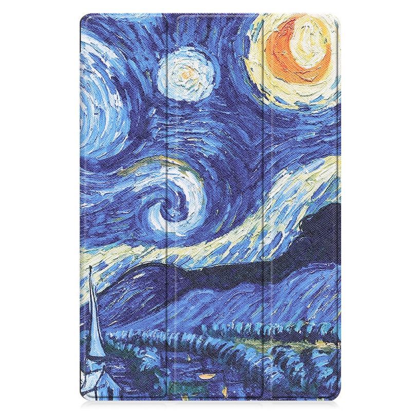Inteligentní Pouzdro Kryt Na Samsung Galaxy Tab S7 Plus Vyztužené Van Gogh