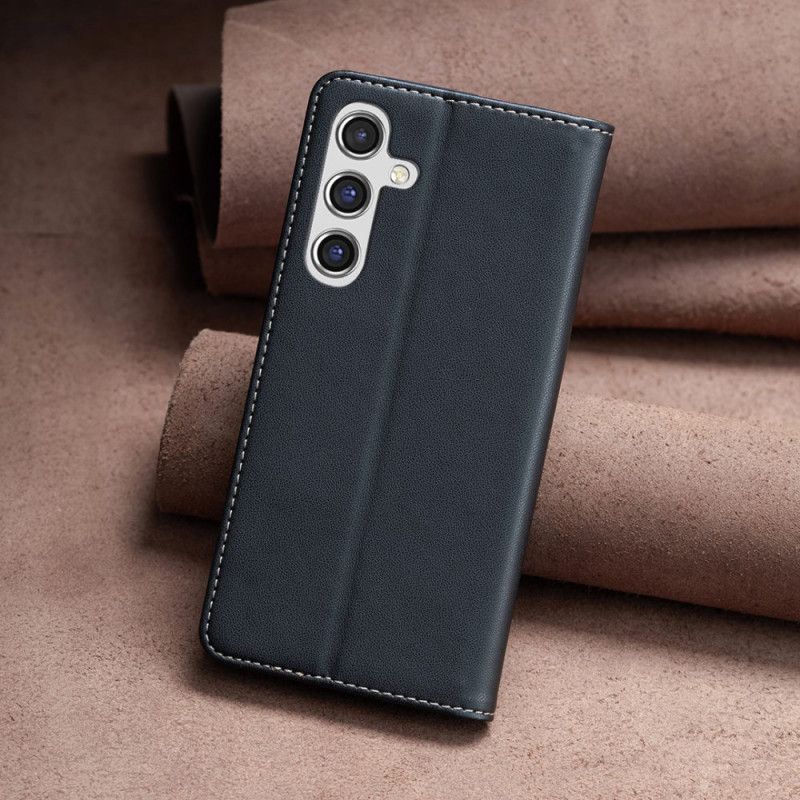 Kožené Pouzdro Folio Na Samsung Galaxy A15 Držák Karty Binfn Color