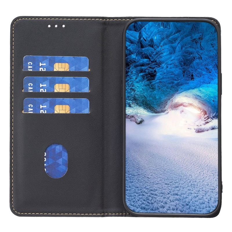 Kožené Pouzdro Folio Na Samsung Galaxy A15 Držák Karty Binfn Color
