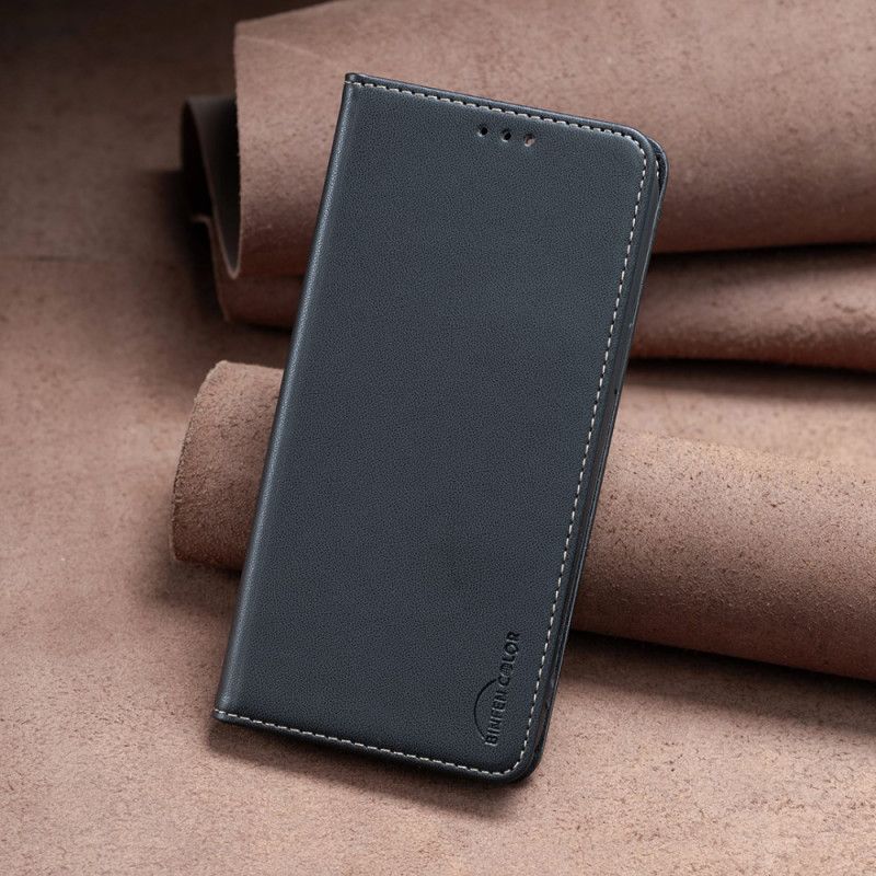 Kožené Pouzdro Folio Na Samsung Galaxy A15 Držák Karty Binfn Color