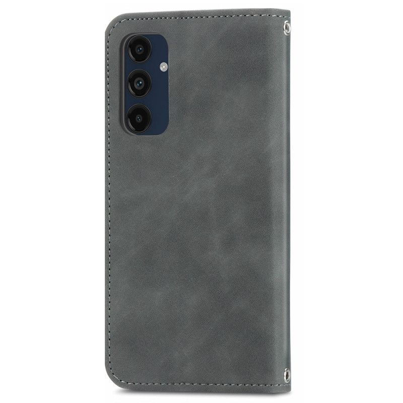 Kožené Pouzdro Folio Na Samsung Galaxy A16 5g Semišový Styl