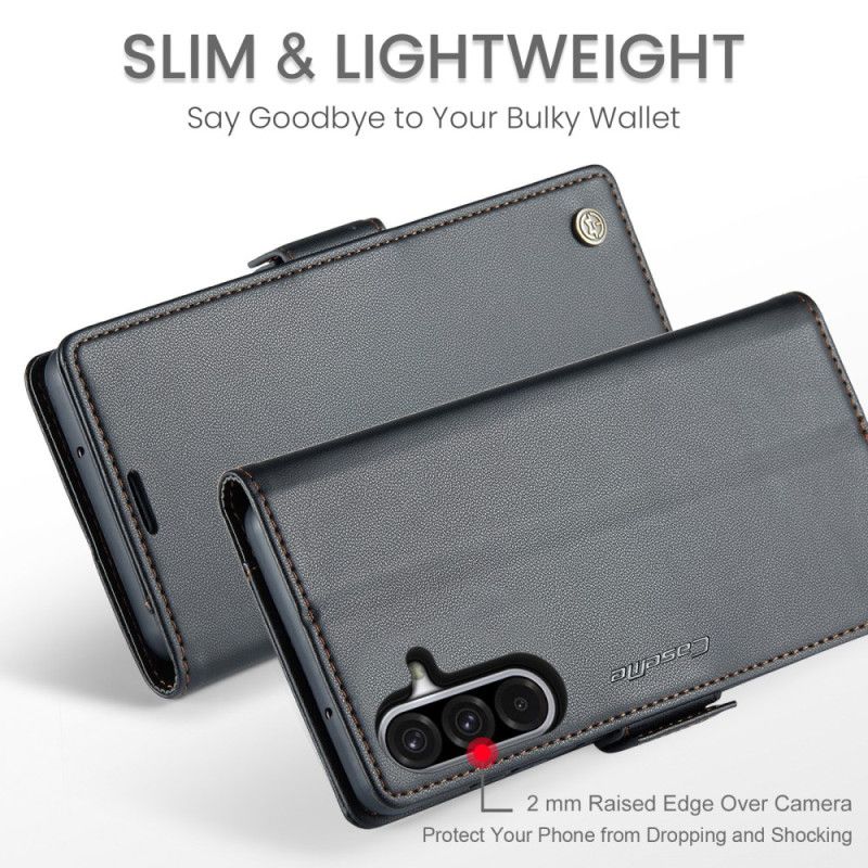 Kožené Pouzdro Folio Na Samsung Galaxy A17 4g / 5g Caseme Rfid Blokování