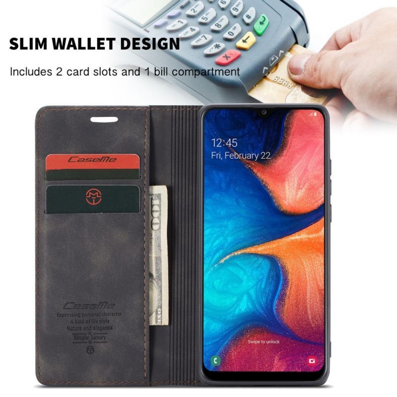 Kožené Pouzdro Folio Na Samsung Galaxy A30 Pouzdro Z Umělé Kůže