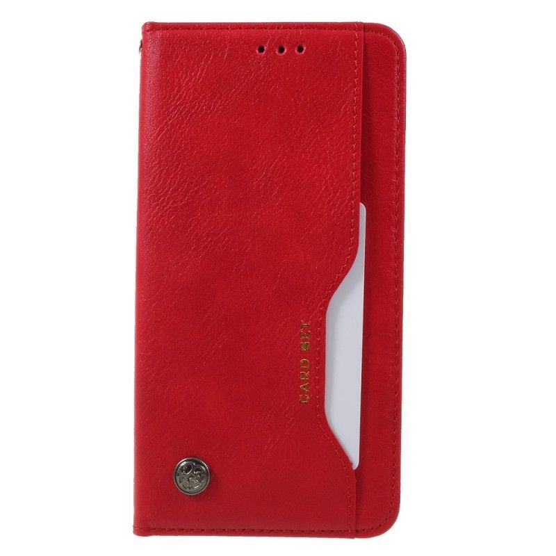 Kožené Pouzdro Folio Na Samsung Galaxy J4 Plus Držák Na Karty Z Umělé Kůže