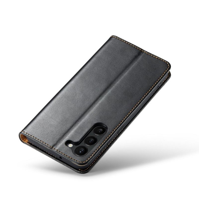 Kožené Pouzdro Folio Na Samsung Galaxy S24 Plus 5g Hrdý Shann