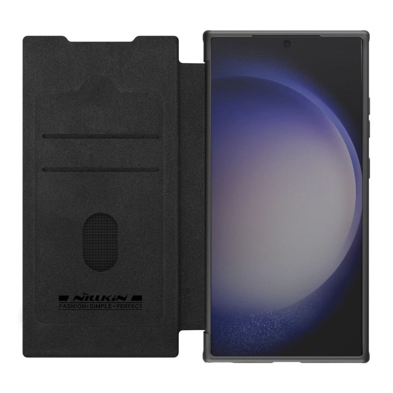 Kožené Pouzdro Folio Na Samsung Galaxy S24 Ultra 5g Qin Prop Nillkin