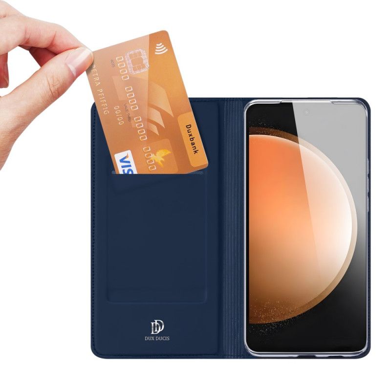 Kožené Pouzdro Folio Na Samsung Galaxy S25 Fe Skin Pro Series Dux Ducis
