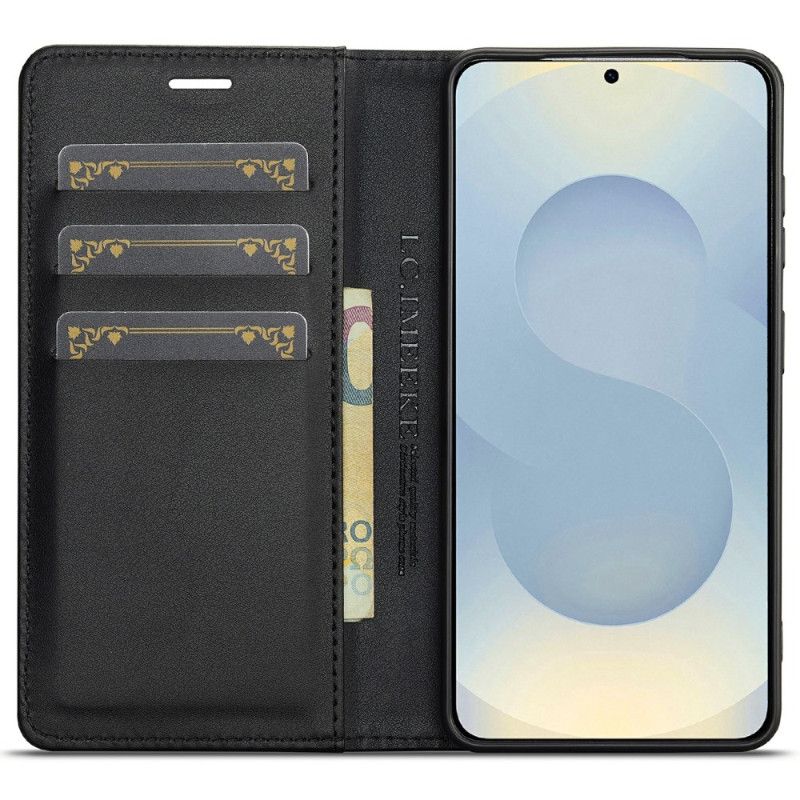 Kožené Pouzdro Folio Na Samsung Galaxy S26 Plus Uhlíková Vlákna