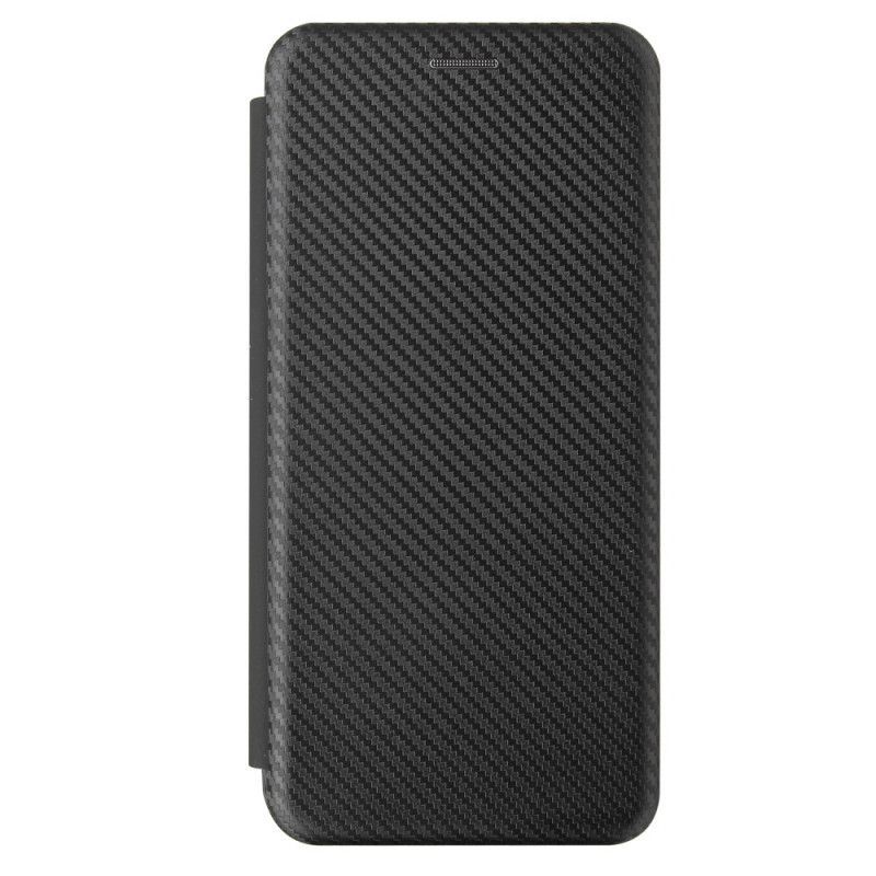 Kožené Pouzdro Folio Samsung Galaxy A02s Uhlíkové Vlákno