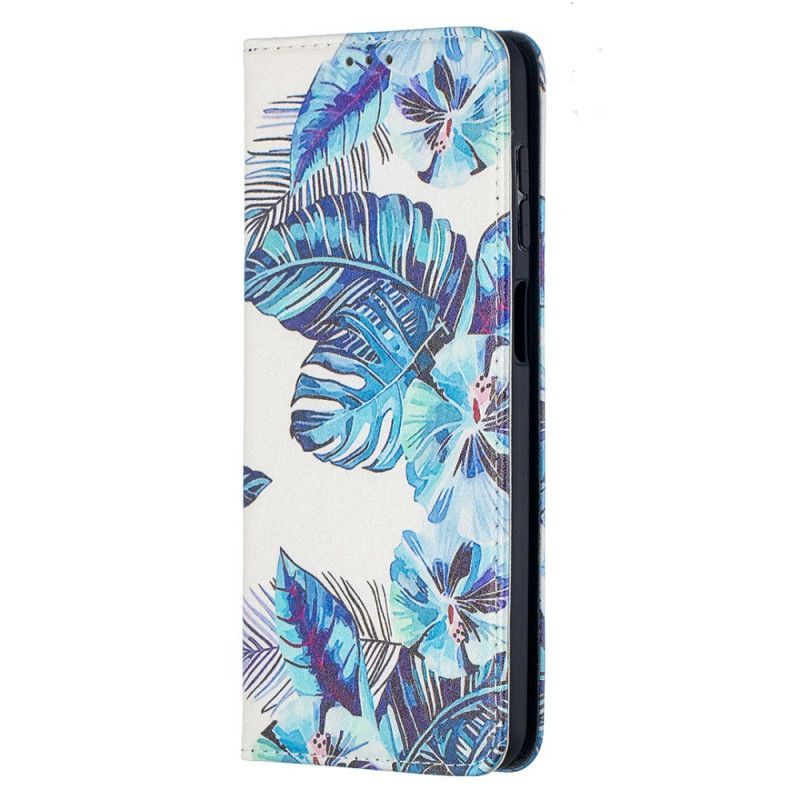 Kožené Pouzdro Folio Samsung Galaxy A12 Listy