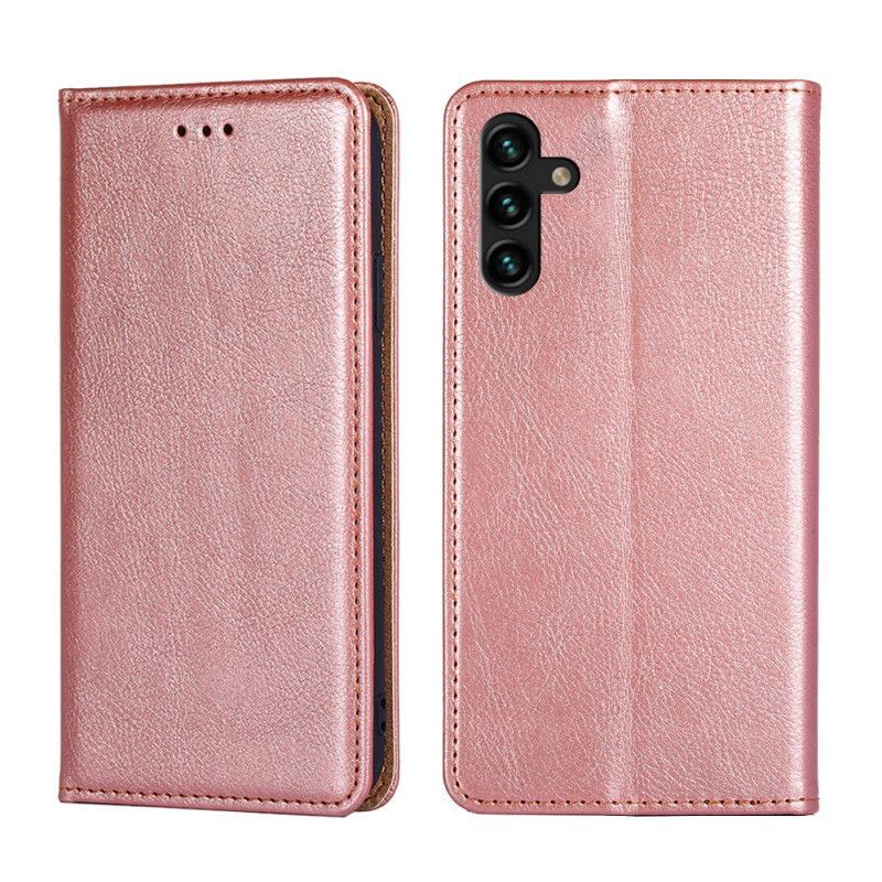 Kožené Pouzdro Folio Samsung Galaxy A13 5g Plná Barva