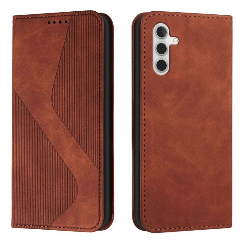 Kožené Pouzdro Folio Samsung Galaxy A13 5g S-design Kožený Styl
