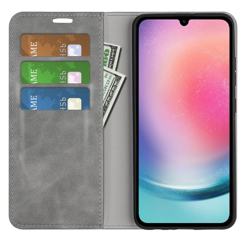 Kožené Pouzdro Folio Samsung Galaxy A16 5g Klasika