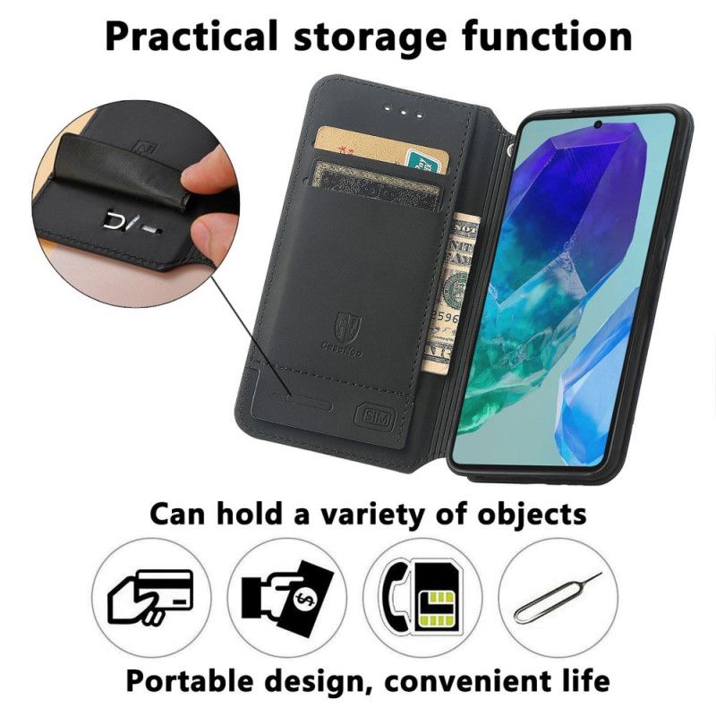 Kožené Pouzdro Folio Samsung Galaxy A16 5g Rfid Caseneo
