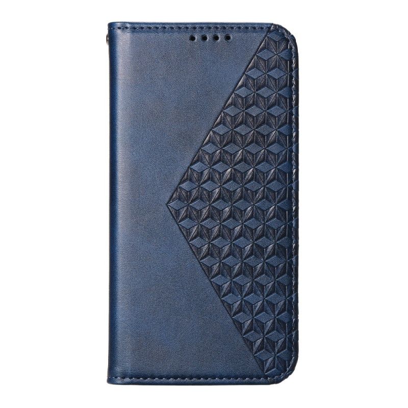 Kožené Pouzdro Folio Samsung Galaxy A16 5g Tištěné Kostky